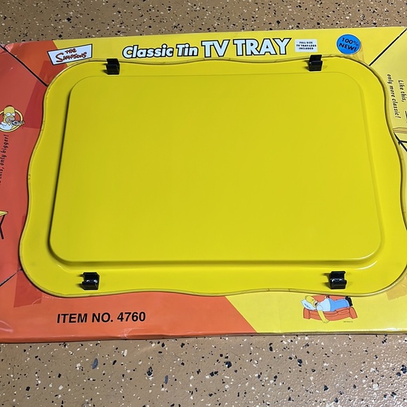 Brand New Homer Simpson Classic Tin Tray Table - Picture 4 of 6
